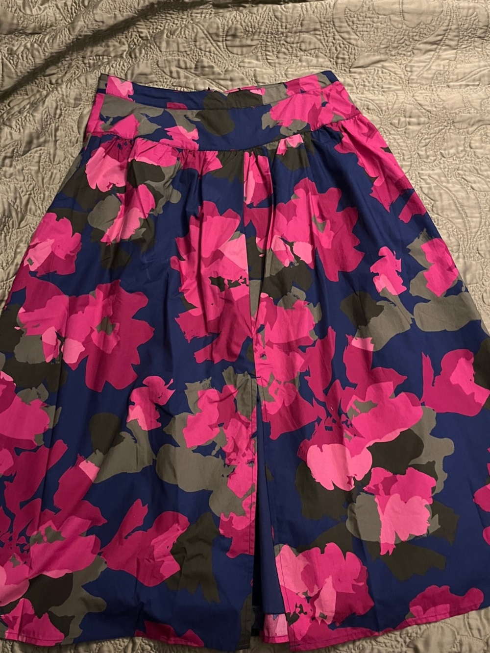 Banana Republic Floral Skirt in Pink & Blue